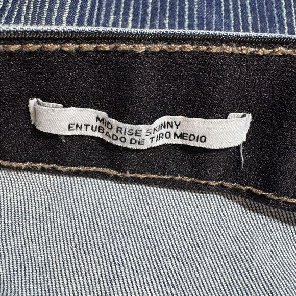Ava & Viv Jeans Sz 18 Mid Rise Skinny Stretch Dark Wash Denim Plus Size Core - Picture 4 of 8